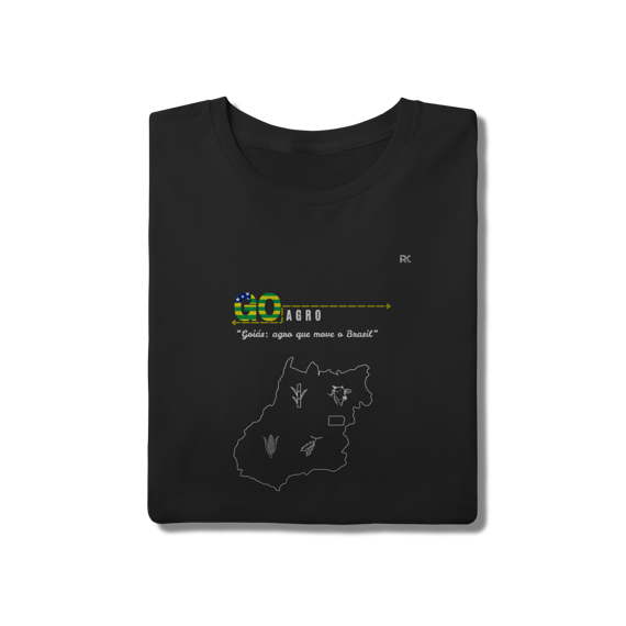 Camiseta Quality Preta – Goiás Agro