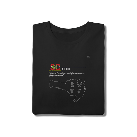 Camiseta Quality Preta – Santa Catarina Agro