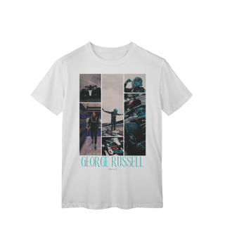 Nome do produtoCamiseta Drive to Style – George Russell | Classe e Fúria na Mercedes