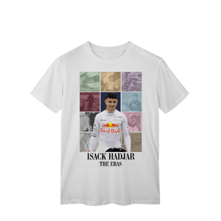 Nome do produtoCamiseta Isack Hadjar – The Eras | Estilo para quem aposta no futuro da F1