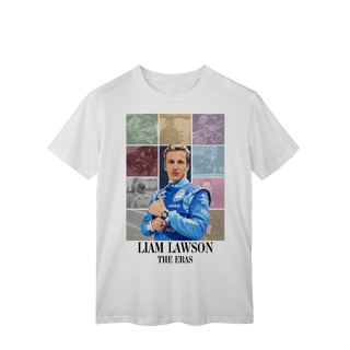 Camiseta Liam Lawson – The Eras | O futuro da F1 começa aqui