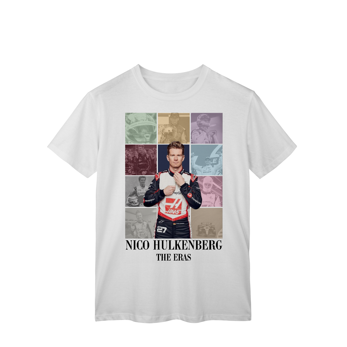 Nome do produto: Camiseta Nico Hülkenberg – The Eras | A resistência em pessoa