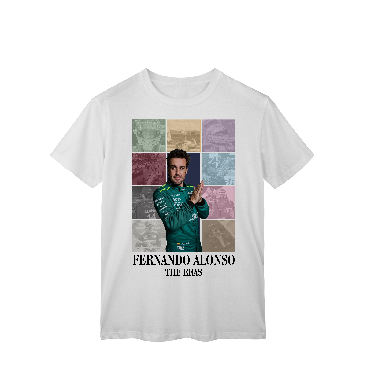 Nome do produto: Camiseta Fernando Alonso – The Eras | El Plan, desde sempre