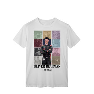 Nome do produtoCamiseta Oliver Bearman – The Eras | A nova era começou