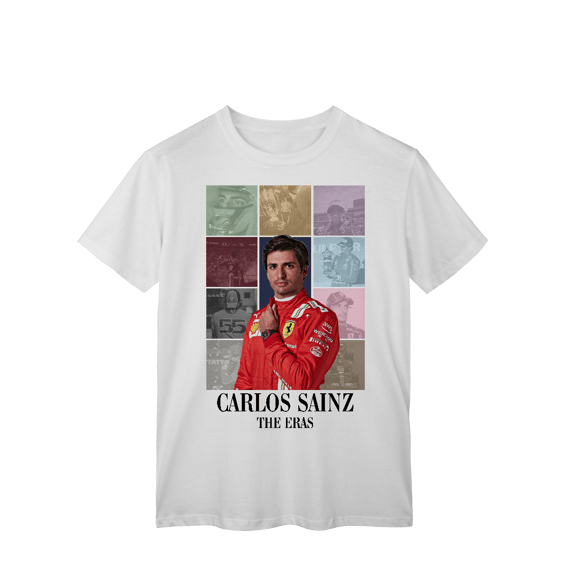 Camiseta Carlos Sainz – The Eras | De herdeiro a matador