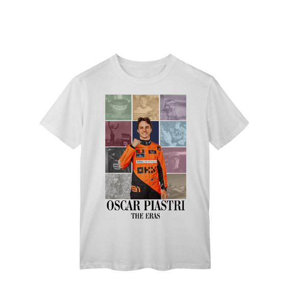 Camiseta Oscar Piastri The Eras | Talento precoce, frieza lendária