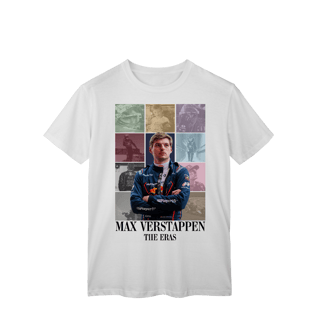 Nome do produtoCamiseta Max Verstappen The Eras | Domínio total em todas as fases