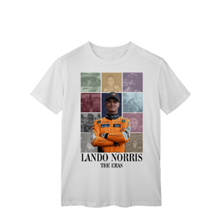Nome do produtoCamiseta Lando Norris The Eras | A evolução da McLaren