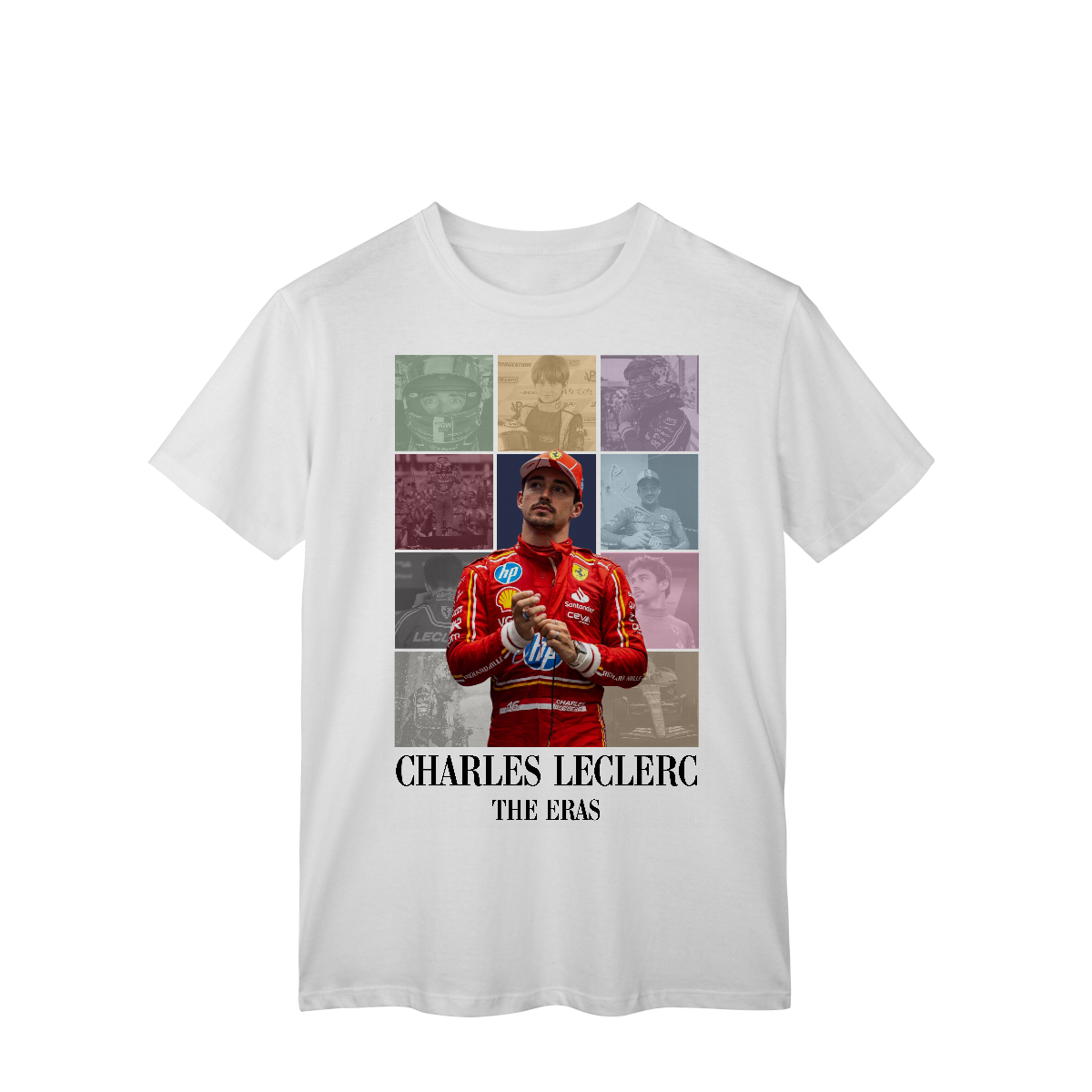 Nome do produto: Camiseta Charles Leclerc – The Eras | O Príncipe de Mônaco