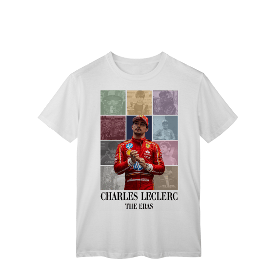 Camiseta Charles Leclerc – The Eras | O Príncipe de Mônaco