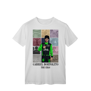 Nome do produtoCamiseta Gabriel Bortoleto – The Eras | O Próximo Capítulo do Brasil na F1