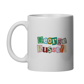 Nome do produtoCaneca George Russell – Racing Heritage (Edição Retrô)