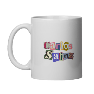 Nome do produtoCaneca Carlos Sainz – Racing Heritage (Edição Retrô)