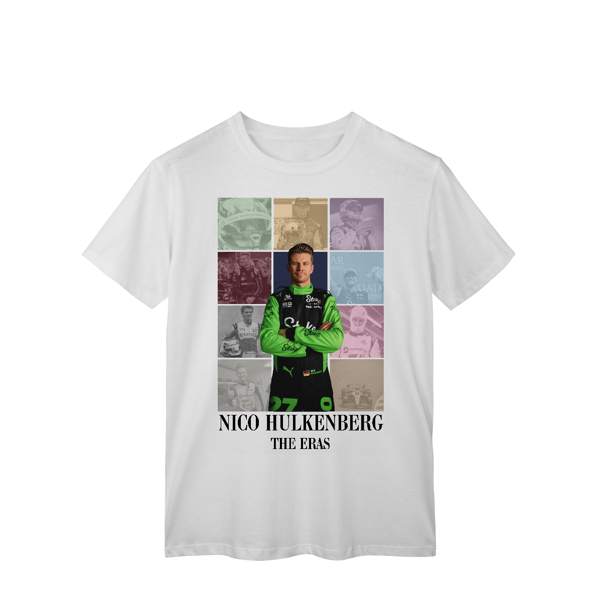 Nome do produto: Camiseta Nico Hülkenberg – The Eras | A resistência em pessoa