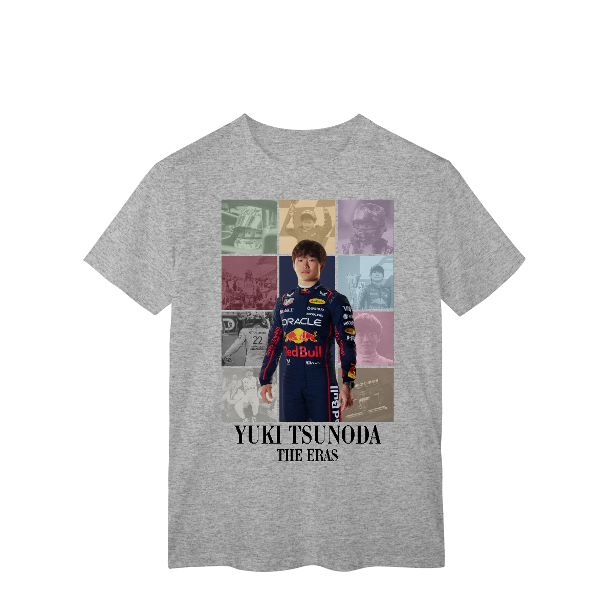 Nome do produto: Camiseta Yuki Tsunoda – The Eras | O furacão do paddock
