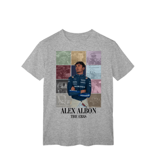Nome do produtoCamiseta Alex Albon – The Eras | Silencioso, mas gigante