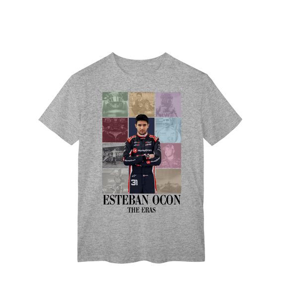 Camiseta Esteban Ocon – The Eras | Resiliência em alta velocidade