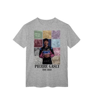 Nome do produtoCamiseta Pierre Gasly – The Eras | Coração francês na pista
