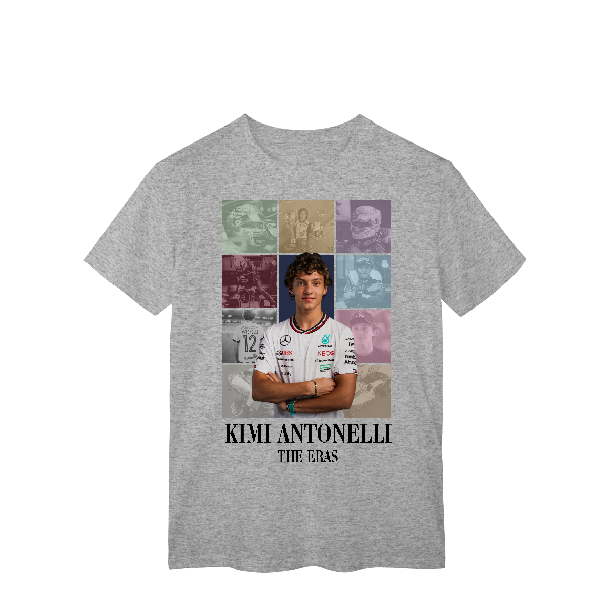 Nome do produto: Camiseta Kimi Antonelli – The Eras | O futuro tem nome