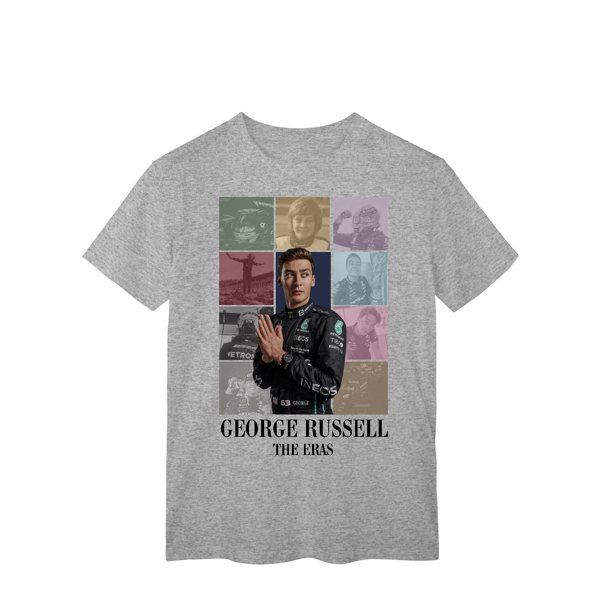 Nome do produto: Camiseta George Russell The Eras | De promessa a pilar da Mercedes