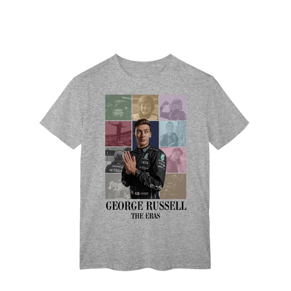 Camiseta George Russell The Eras | De promessa a pilar da Mercedes