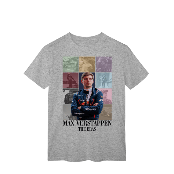 Camiseta Max Verstappen The Eras | Domínio total em todas as fases