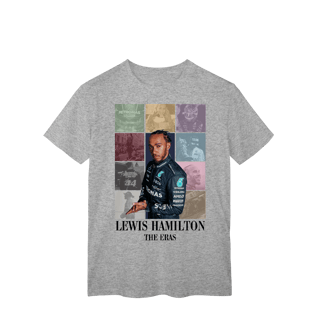 Nome do produtoCamiseta Lewis Hamilton The Eras | Uma lenda em cada detalhe