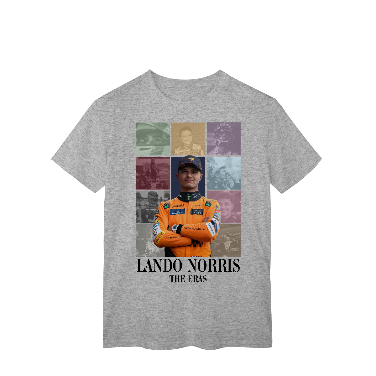 Nome do produto: Camiseta Lando Norris The Eras | A evolução da McLaren