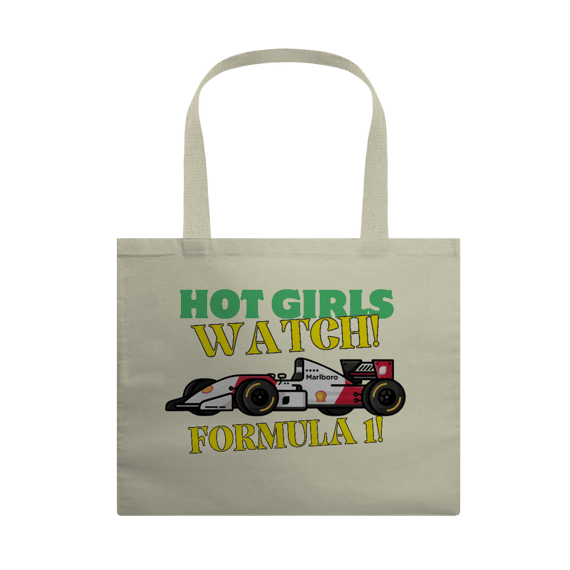 Ecobag Hot Girls Watch Formula 1 | Bolsa Feminina F1 com Estilo