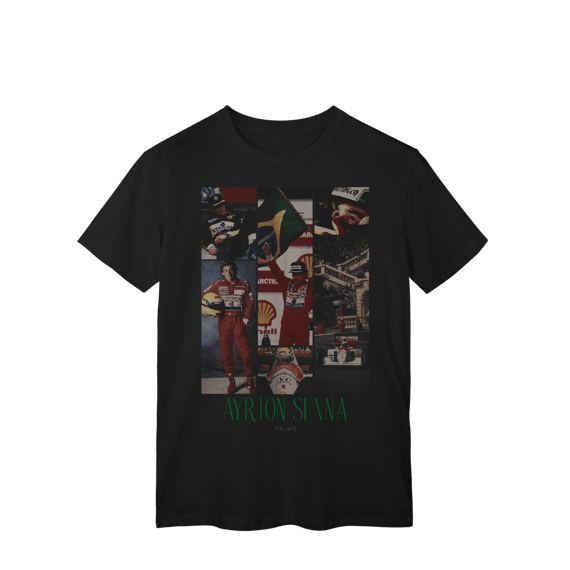 Camiseta Drive to Style – Ayrton Senna | Estilo e História nas Pistas