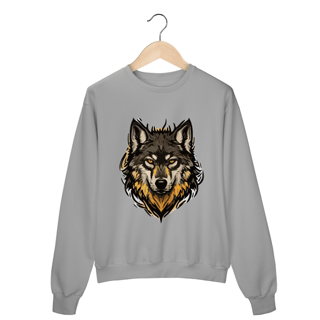Moletom estampa Lobo