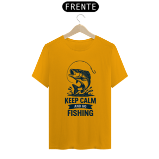 Nome do produto Camiseta Keep Calm And Go Fishing