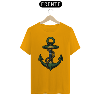 Nome do produto Camiseta Âncora - Moda Náutica, Estilo de Vida no Mar, Conforto e Qualidade - 100% Algodão