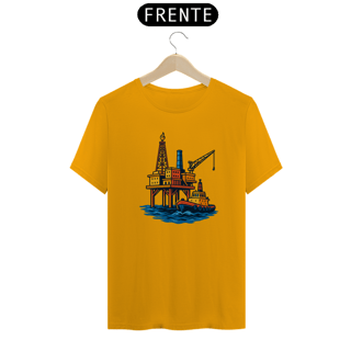 Nome do produto Camiseta Vida Offshore - Moda Náutica, Profissão Offshore e Estilo de Vida no Mar