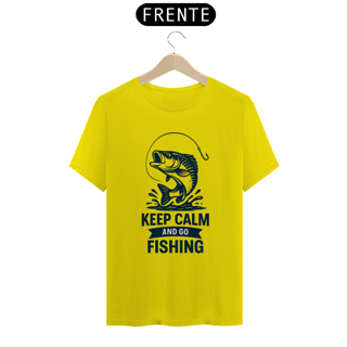 Nome do produto Camiseta Keep Calm And Go Fishing