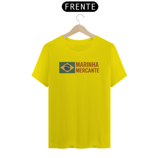 Nome do produto Camiseta Marinha Mercante - Moda Náutica, Vida no Mar e Profissão Marítima - 100% Algodão