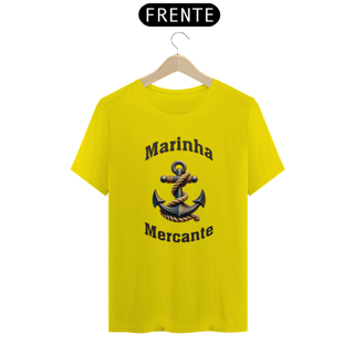 Nome do produto Camiseta Mercante - Moda Náutica Profissional, Vida Embarcada e Estilo de Vida no Mar