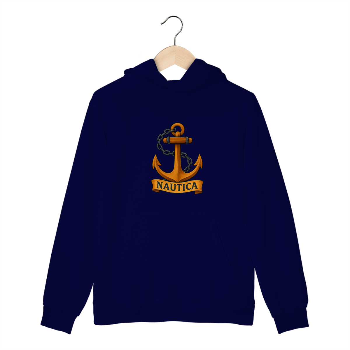 Nome do produto: Moletom Náutica - Moda Marítima, Estilo de Vida Náutico e Conforto Diário - Algodão Premium