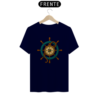Camiseta Timoneiro - Moda Náutica, Navegação e Profissão Marítima - 100% Algodão
