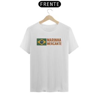 Nome do produto Camiseta Marinha Mercante - Moda Náutica, Vida no Mar e Profissão Marítima - 100% Algodão