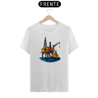 Nome do produto Camiseta Vida Offshore - Moda Náutica, Profissão Offshore e Estilo de Vida no Mar