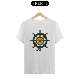Nome do produto Camiseta Timoneiro - Moda Náutica, Navegação e Profissão Marítima - 100% Algodão