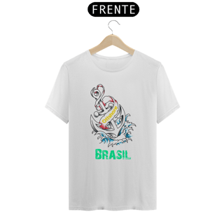 Nome do produto Camiseta Offshore Brasil - Moda Náutica Profissional, Trabalho Embarcado e Plataforma de Petróleo