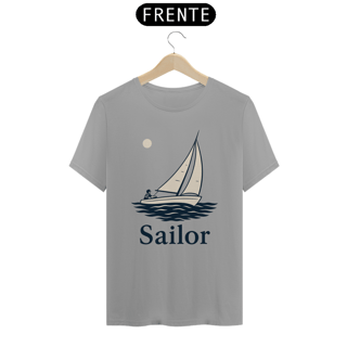 Nome do produto Camiseta Náutica Sailor Masculina - Estilo Marinheiro 100% Algodão Camiseta Náutica Sailor Masculina e Feminina - Estilo Marinheiro 100% Algodão Quality - Presente para Amantes do Mar - Presente para Amantes do Mar