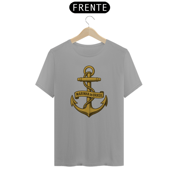 Camiseta Marinha Brasil - Estilo Militar Náutico 100% Algodão Quality - Estampa Exclusiva