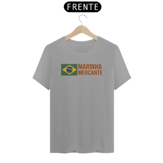 Camiseta Marinha Mercante - Moda Náutica, Vida no Mar e Profissão Marítima - 100% Algodão