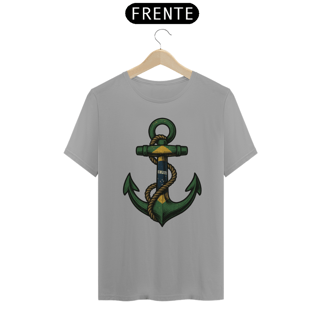 Nome do produto Camiseta Âncora - Moda Náutica, Estilo de Vida no Mar, Conforto e Qualidade - 100% Algodão