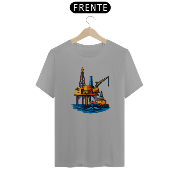 Camiseta Vida Offshore - Moda Náutica, Profissão Offshore e Estilo de Vida no Mar