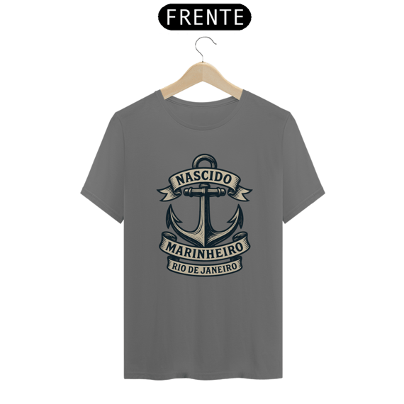 Camiseta Nascido Marinheiro Rio de Janeiro - Vida no Mar, Navegação e Estilo de Vida Náutico