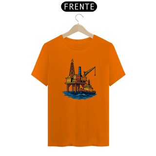 Nome do produto Camiseta Vida Offshore - Moda Náutica, Profissão Offshore e Estilo de Vida no Mar